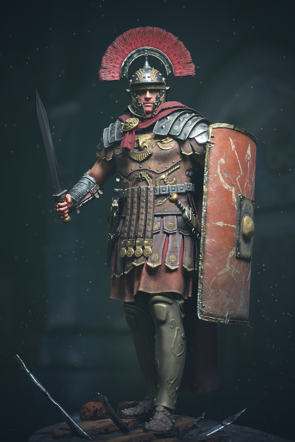 Roman Centurion Character Pbr 3D TurboSquid 1298959 Roman Centurion 