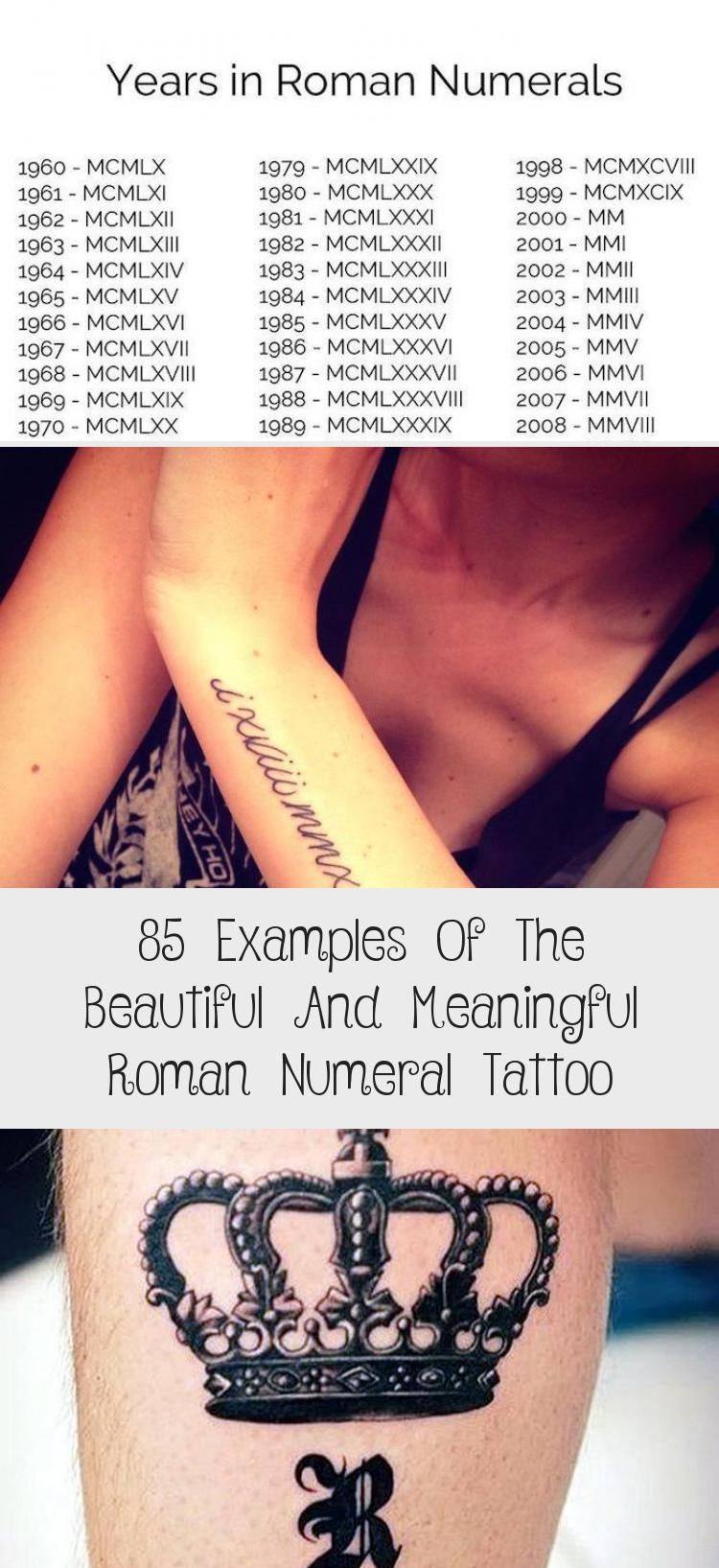 Roman Numeral Birthday Tattoo Shoulder Insyaf