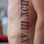 Roman Numeral Tattoos Designs Ideas And Meaning Roman Numeral Tattoo