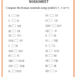 Roman Numerals Worksheets Grade 2 3 4 5 6 Printable Pdf