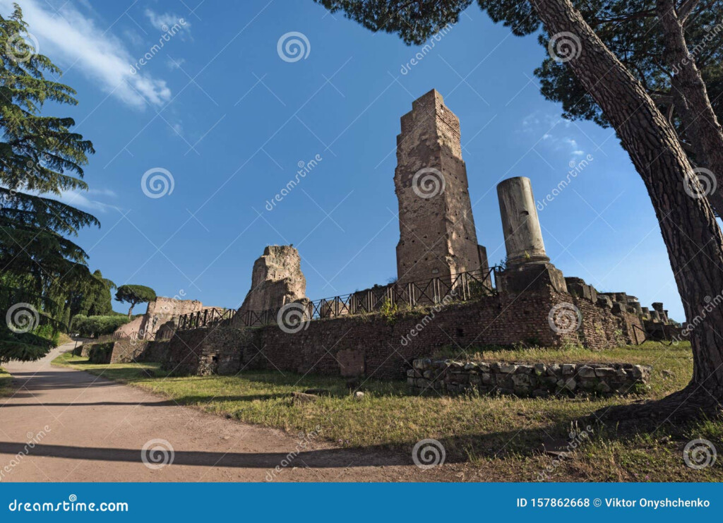 Ruins Of Amcient Roman Emperor s Palace On The Palatine Hill Rome 