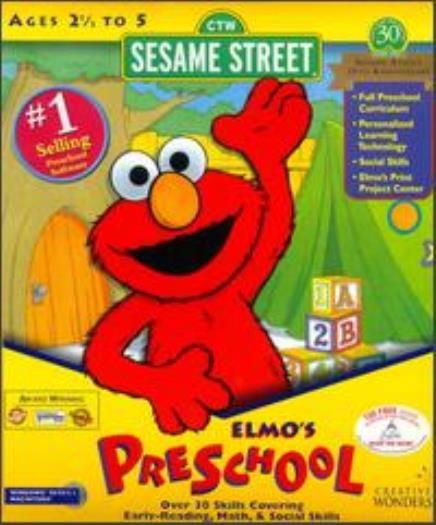 SESAME STREET ELMO S Preschool PC MAC CD Children Learn Numbers Letters 