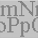 Times New Roman Alphabet Cross Stitch Chart Cross Stitch Alphabet