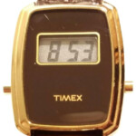 Timex Gold Vintage Great Britain Digital Watch In 2020 Digital