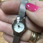 Women s Rumours Quartz Fashion Watch Silver Mesh Band 2558 EBay