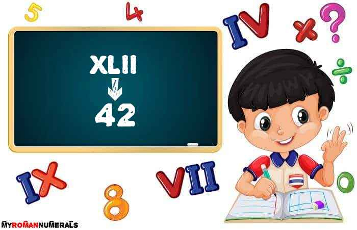 XLII Roman Numerals In Numbers XLII Meaning